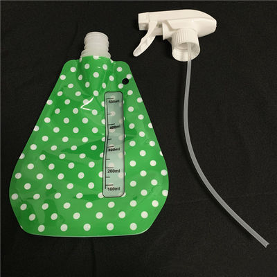 Printed Logo Pouches 500ml Stand Up Foldable Plastic Water Spray Pouch dostawca