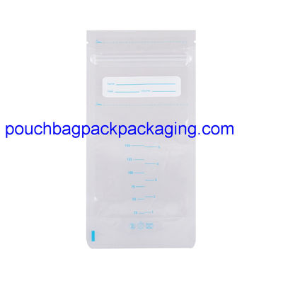 Custom breast milk storage bag for feeding 150 ml BPA free pre-sterilization dostawca