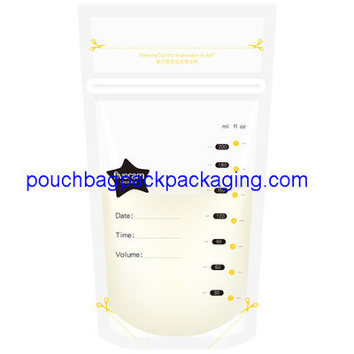Hot breastmilk storage bag, breast milk stoarge pouch, 200ML and 7oz dostawca