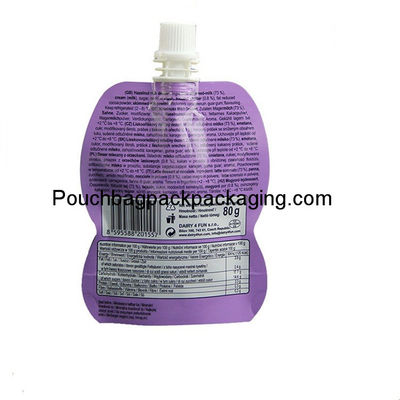 Stojąca torebka z wylewką o pojemności 3,17 uncji na żywność dla dzieci, niezawierająca BPA i zapewniająca bezpieczeństwo żywności dostawca