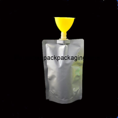 Free stand up spout pouch, laminated spout pouch for motor oil dostawca