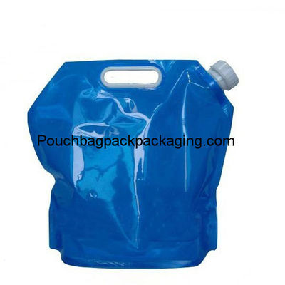5L stand up spout pouch for water, plastic water bag foldable dostawca