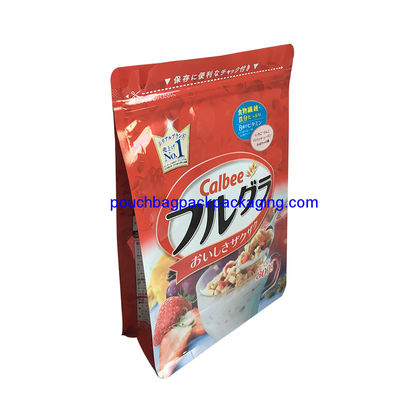 Flat Bottom Gusset Bag zip on top for food packaging 800g or 850g dostawca