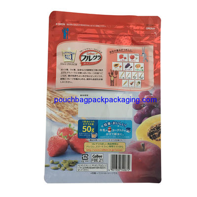 Flat Bottom Gusset Bag zip on top for food packaging 800g or 850g dostawca