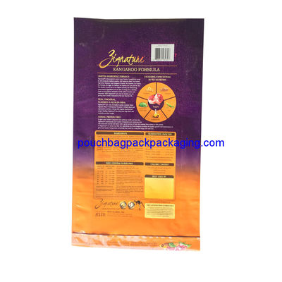 Stand up Side pouch bag with zipper, flat bottom side gusseted pouch with zip lock dostawca