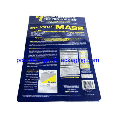 Blokowa torba stojąca z płaskim dnem i zamkiem błyskawicznym, torba z czterema dolnymi klinami dostawca