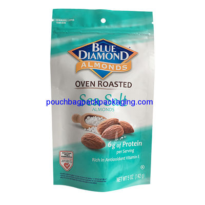 Aluminum foil stand up pouch bag with zipper for food packaging dostawca