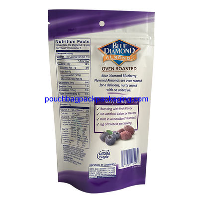 Aluminum foil stand up pouch bag with zipper for food packaging dostawca