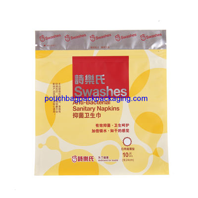 Printed stand up zipper bag with tear notch, custom zipper stand up pouch dostawca