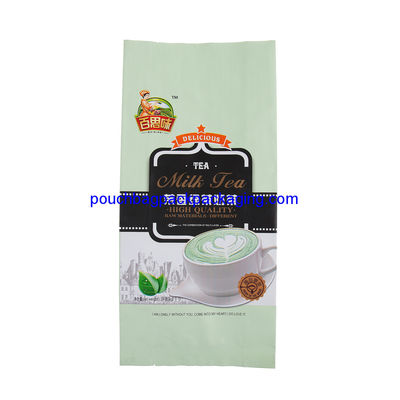 Food grade custom printed side gusset bag plastic, foil side gusset pouch for tea dostawca