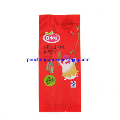Food grade custom printed side gusset bag plastic, foil side gusset pouch for tea dostawca
