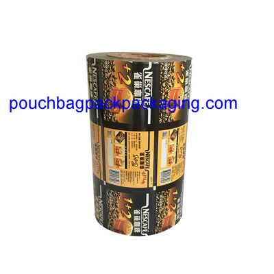 Niestandardowa laminowana folia opakowaniowa, aluminiowa rolka opakowaniowa do kawy dostawca