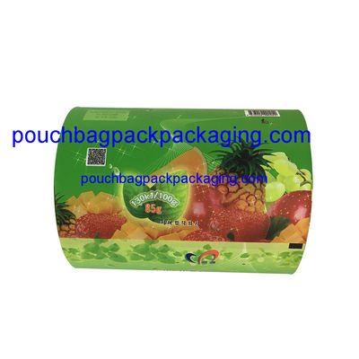 PET/PE plastic packaging film roll, laminated packing plastic roll for cookie dostawca