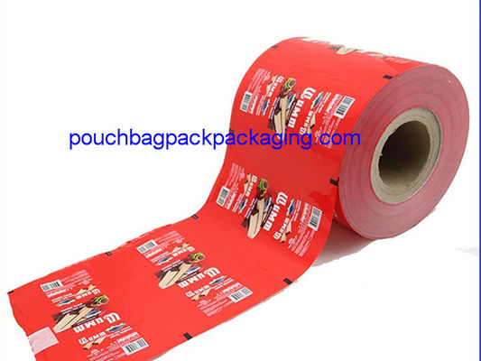 PET/PE plastic packaging film roll, laminated packing plastic roll for cookie dostawca