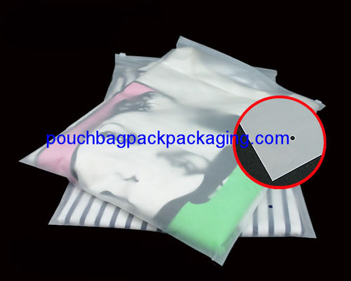 Slide zipper reusable CPE / PPE bag for wet bikini / underwear dostawca