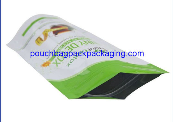Custom doypack for tea with zip on top, high quality zipper doypack from China dostawca