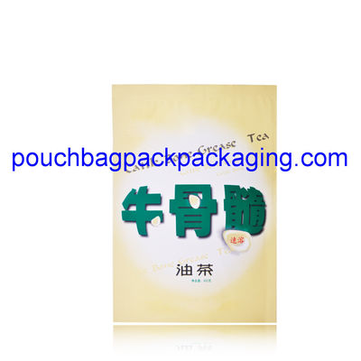 Heat seal tea pouch bag, high barrier foil bag for tea, powder packaging dostawca
