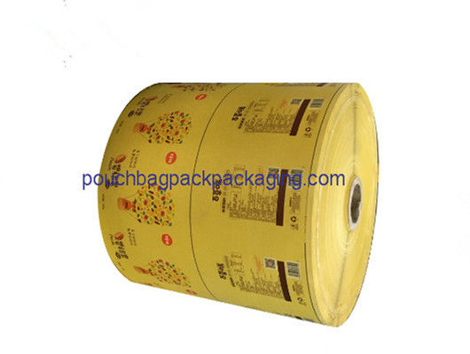 Gravure printing plastic film roll cracker packing laminating roll for food dostawca
