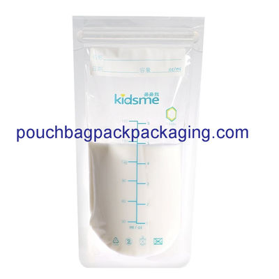 Breast Milk Freezer bag Self Standing Double Ziplock Plastic Liquid Leak Proof dostawca