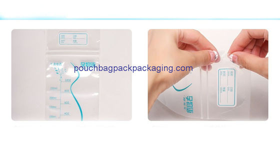 Breast Milk Freezer bag Self Standing Double Ziplock Plastic Liquid Leak Proof dostawca