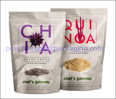 Kraft stand up zippper pouch, Brown kraft paper bag, 2018 HOT SALES High grade dostawca