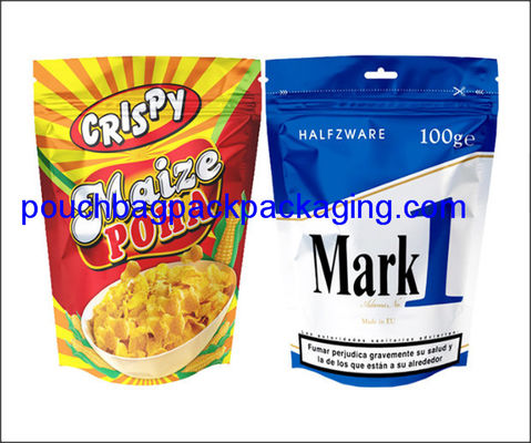 Printed foil stand up pouch, zip lock stand up bag with window for packaging dostawca