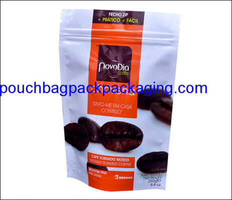 Stand Up Pouch with zip lock, stand up bag with zipper, resealable bag for nuts packaging 400g dostawca