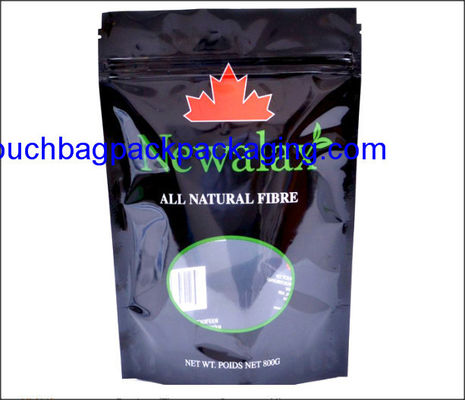 Stand up pouch, Windowed Ziplock pet food stand up bag, renewable doypack 800g dostawca