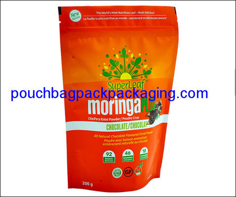 Stojąca torebka zamykana na zamek, stojąca torebka, doypack na czekoladę dostawca