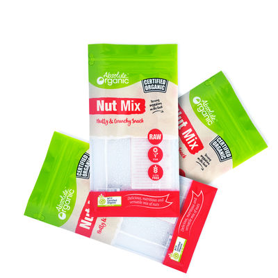 Resealable aluminium foil bag, printed heat seal bag with zip lock for food packaging dostawca