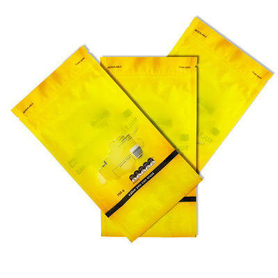 Resealable aluminium foil bag, printed heat seal bag with zip lock for food packaging dostawca