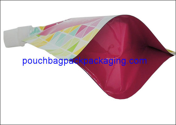 Aluminum foil stand up spout pouch for juice, Stand up pouch for beverage 100 ml to 500 ml dostawca