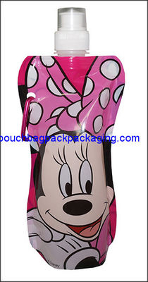 Aluminum foil stand up spout pouch for juice, Stand up pouch for beverage 100 ml to 500 ml dostawca