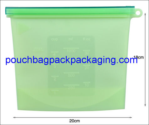 Microwave safe Food storage bag silicone fresh bag 20 x 18 cm 1000 ml dostawca