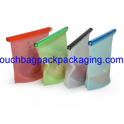 Silicone Food Bag, silicon packaging bag reusable for vegetable pack of 4 dostawca