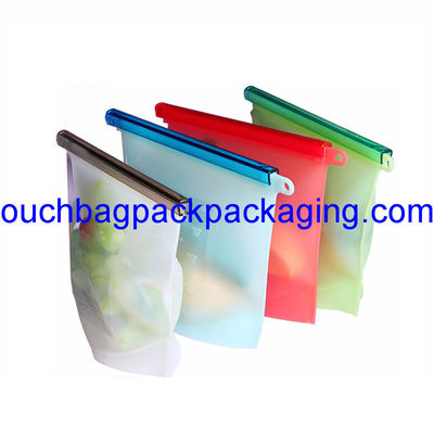 Silicone Food Bag, silicon packaging bag reusable for vegetable pack of 4 dostawca