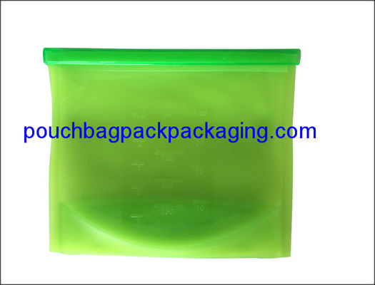 Silicon food bag for fresh food pack, reusable silicone microwave bag for storage 18 x 21 cm dostawca