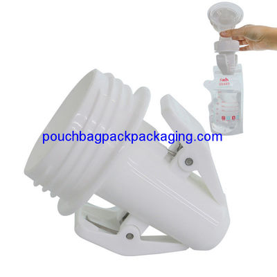 BPA Free Storing&Breastfeeding-Twist Adapter for breast milk storage bag dostawca