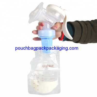 Blue pp adapter for breast milk storage bag, connect pump directly dostawca