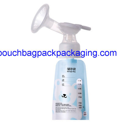 Spout Breast milk storage bag 200 ml , connect pump directly by adapters dostawca