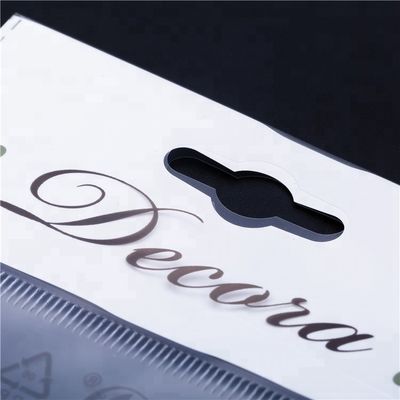 Customized Transparent BOPP seal adhesive plastic Jewelry bags with header,bopp header bag with seal adhesive dostawca