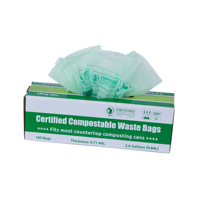 Custom 100% compostable biodegradable environmentally friendly trash bags dostawca
