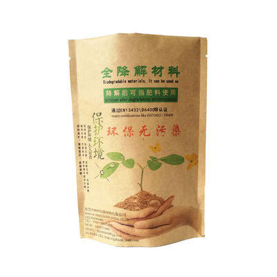 100% Biodegradable PBAT Bags Compostable Printing Biodegradable Food Packing Bag dostawca