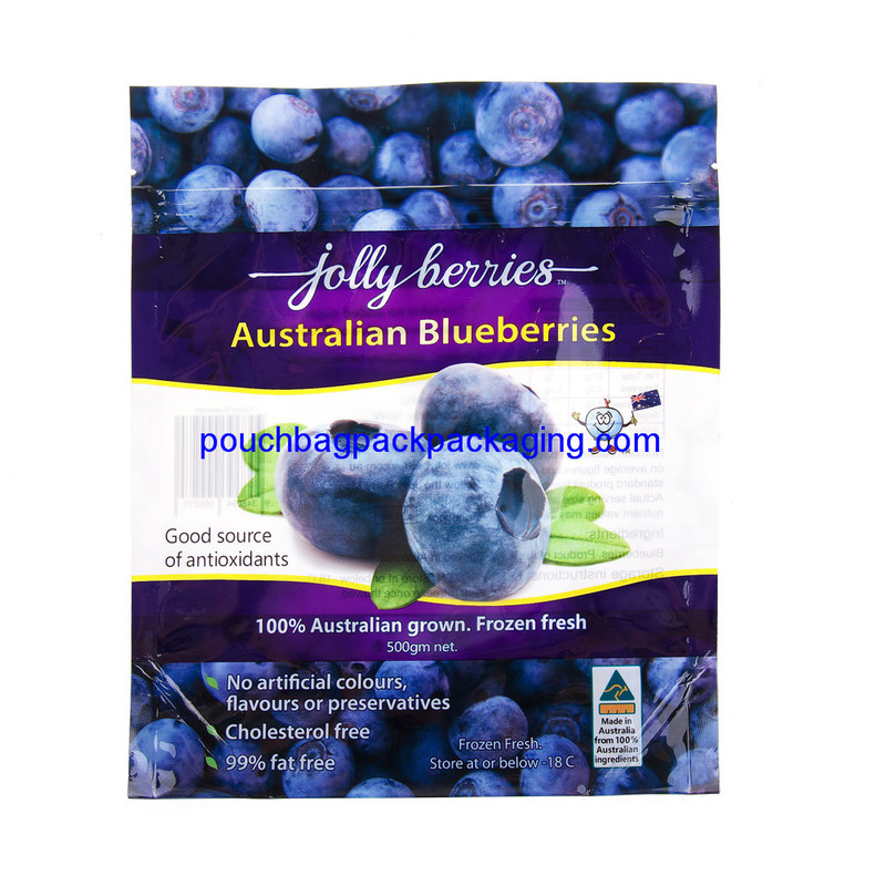 Stojąca torebka na owoce zapinana na zamek, torebka stojąca 1KG, 500g, 250g dostawca