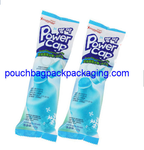 Ice bag pack plastic, long ice lolly packaging bag popsicle bags dostawca