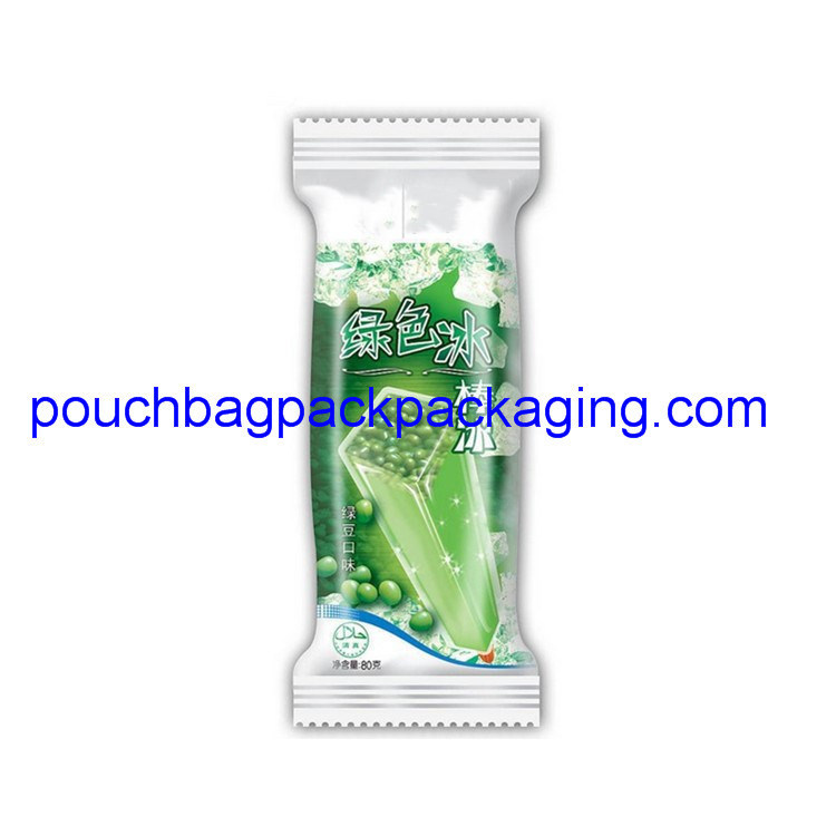 Printed ice popsicle packaging bag, eco-friendly custom ice pack pouch dostawca