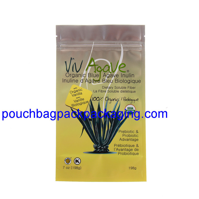 Zip lock aluminium bag, printed aluminium foil pouch bag with zipper dostawca