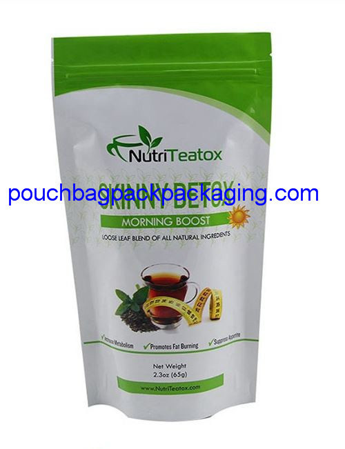 Custom doypack for tea with zip on top, high quality zipper doypack from China dostawca