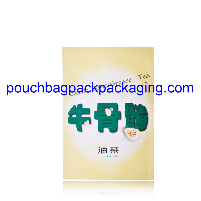 Heat seal tea pouch bag, high barrier foil bag for tea, powder packaging dostawca