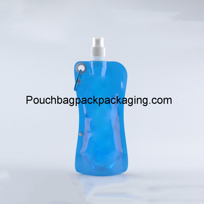 Water bag liquid pouch spout plastic drink bag foldable portable dostawca